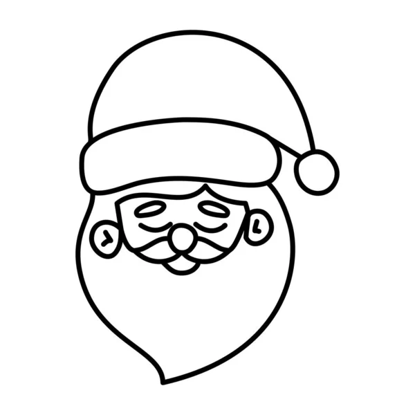 Merry christmas santa vector design — Stock Vector