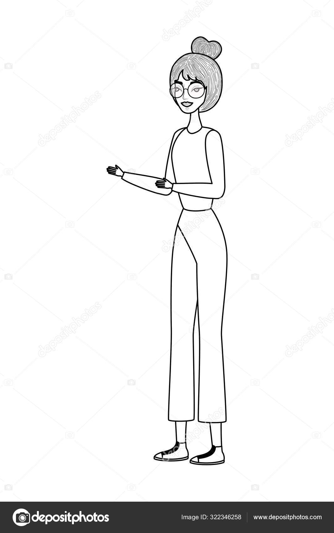 Søt tegneserietegning. stockvektor © grgroupstock #322346258, image size:1067x1700