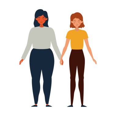 İzole edilmiş avatar kadın vektör tasarımı