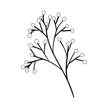 İzole edilmiş yaprak ikonu vektör tasarımı