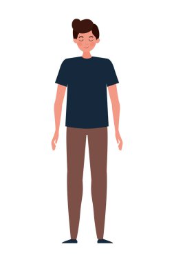 Avatar insan vektör tasarımı