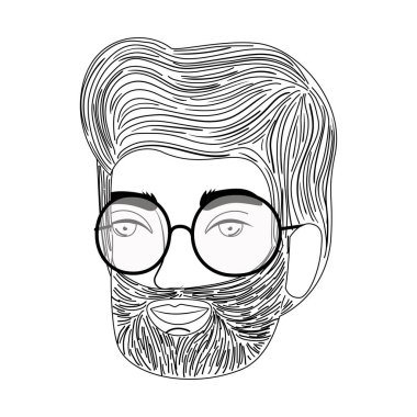 Şirin adam çizgi film çizimi vektör tasarımı