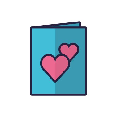 İzole edilmiş parti kartı vektör tasarımı