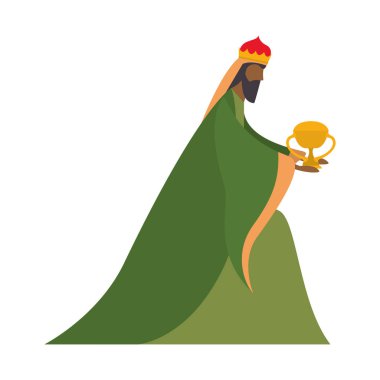 Mutlu aydınlanma günü vektör tasarımının Balthazar 'ı