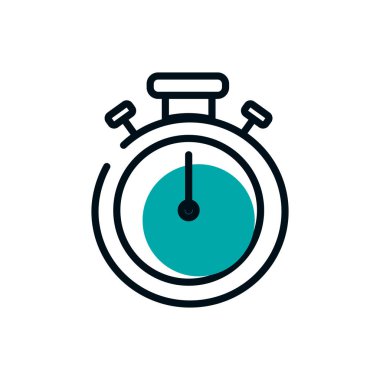 İzole kronometre vektör tasarımı