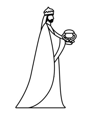 Mutlu aydınlanma günü vektör tasarımının bilge adamı