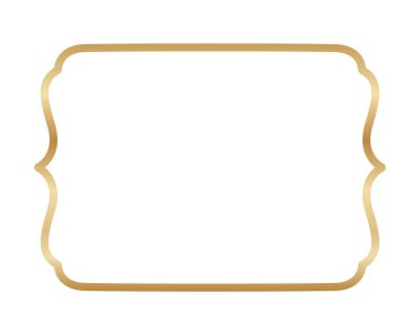 İzole çerçeve süsleme vektör tasarımı