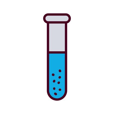 İzole kimya şişesi vektör tasarımı