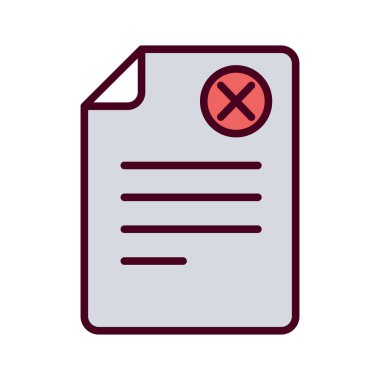 İzole edilmiş veri belgesi ve x vektör tasarımı