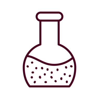 İzole kimya şişesi vektör tasarımı