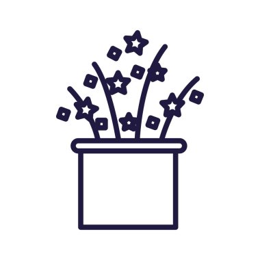 İzole parti konfeti vektör tasarımı