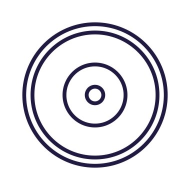 İzole müzik vinil vektör tasarımı