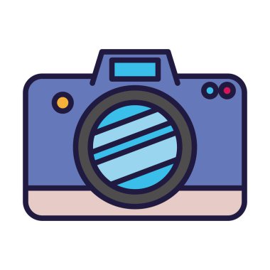 İzole kamera aygıtı vektör tasarımı