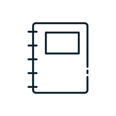 İzole okul dizüstü bilgisayar vektör tasarımı