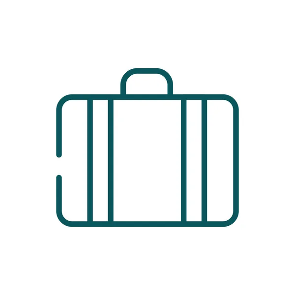 Design de vetor de mala de viagem isolada —  Vetores de Stock