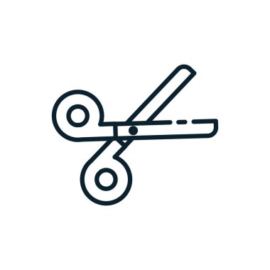 İzole edilmiş makas aracı vektör tasarımı