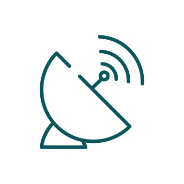 İzole edilmiş anten simgesi vektör tasarımı