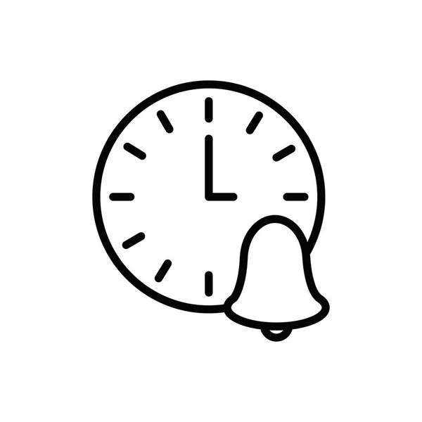 Ізольований годинник інструмент і дзвінок Векторний дизайн — стоковий вектор