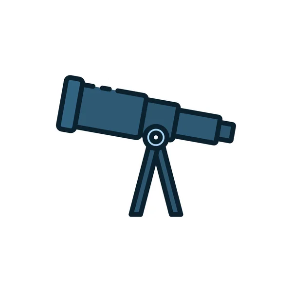Ізольована піктограма телескопа Векторний дизайн — стоковий вектор