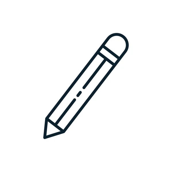 Design vettoriale utensile a matita isolato — Vettoriale Stock