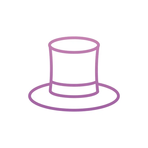 Isolé chapeau icône vectoriel design — Image vectorielle