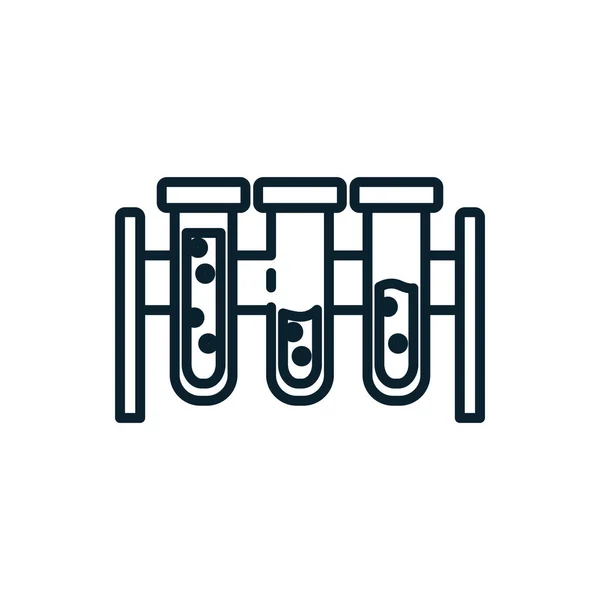 Isolated chemistry tubes vector design — 스톡 벡터