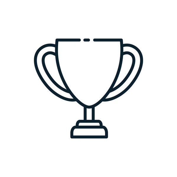 Isolated trophy icon vector design — Stock Vector