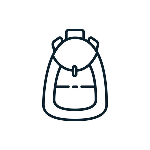 Векторный дизайн школьной сумки — стоковый вектор