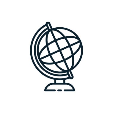 İzole edilmiş küresel küre vektör tasarımı