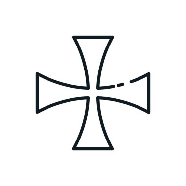 Hıristiyan ve katolik aum harf vektör tasarımı