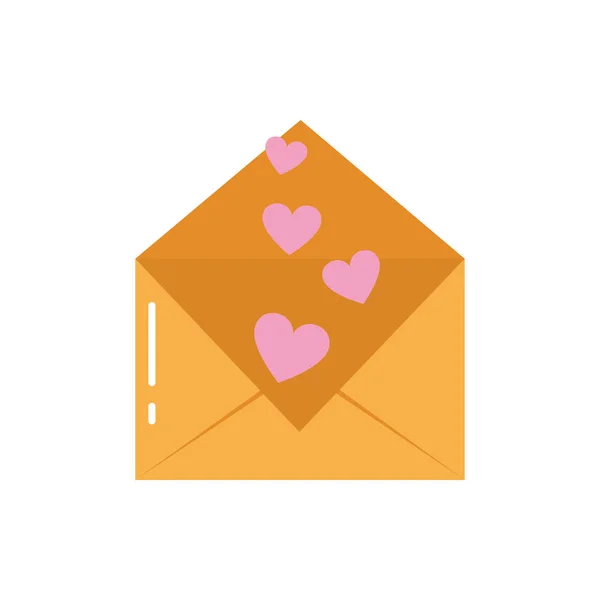 Κάρτα αγάπης με σχεδιασμό φορέα καρδιάς — Διανυσματικό Αρχείο