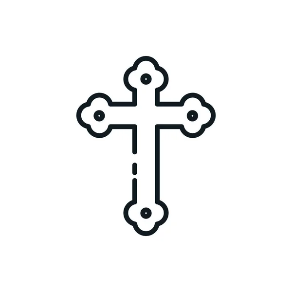 Diseño de vectores de símbolo de letra aum cristiano y católico — Vector de stock