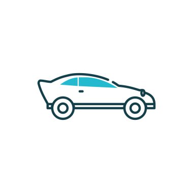 İzole araba araç vektör tasarımı