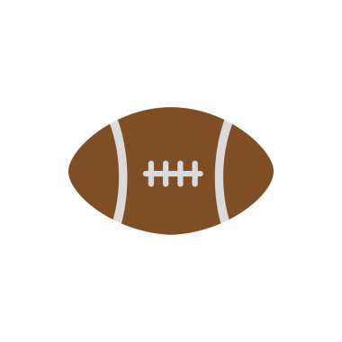 Amerikan futbol topu vektör tasarımı