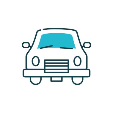 İzole araba araç vektör tasarımı