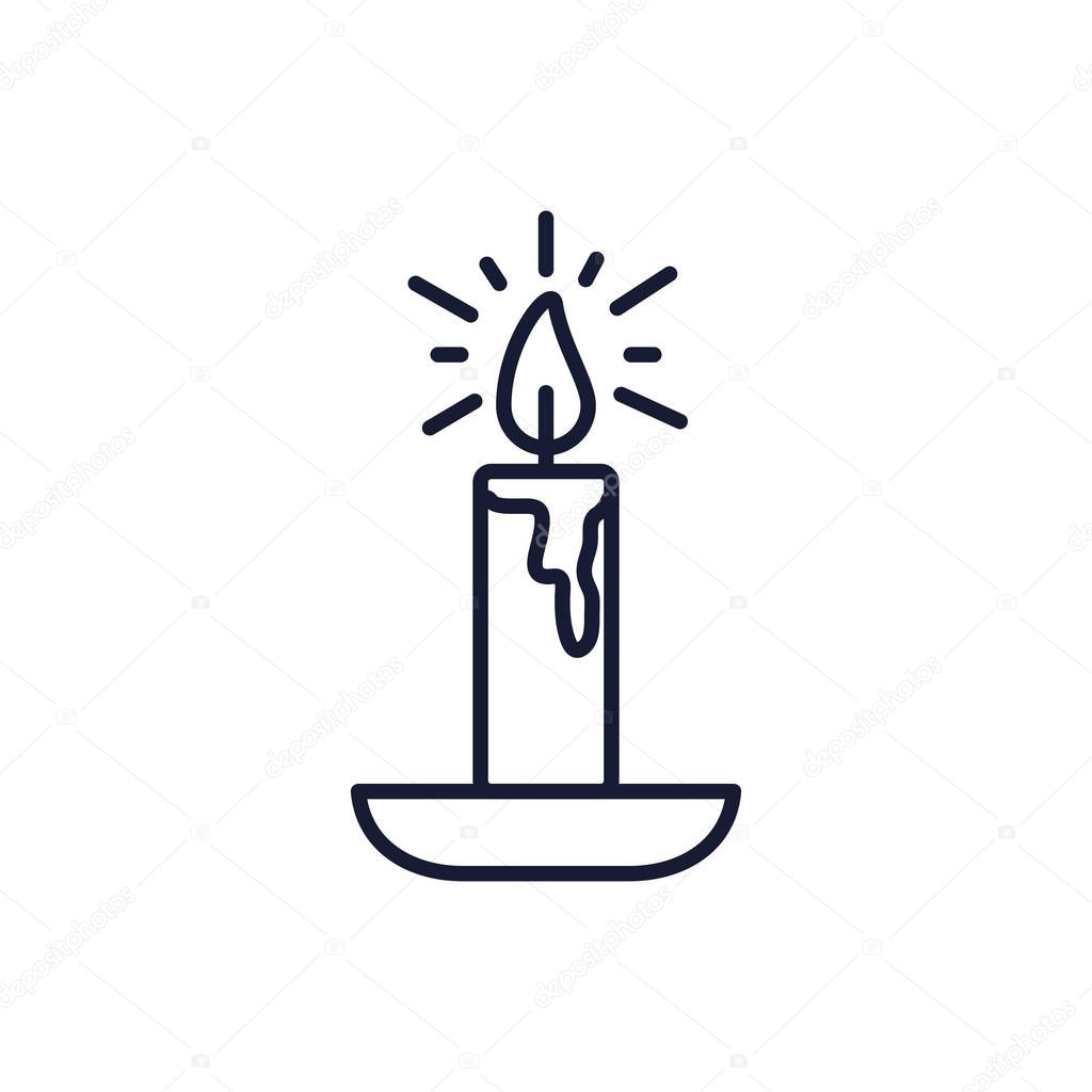 Isolated candle icon vector design