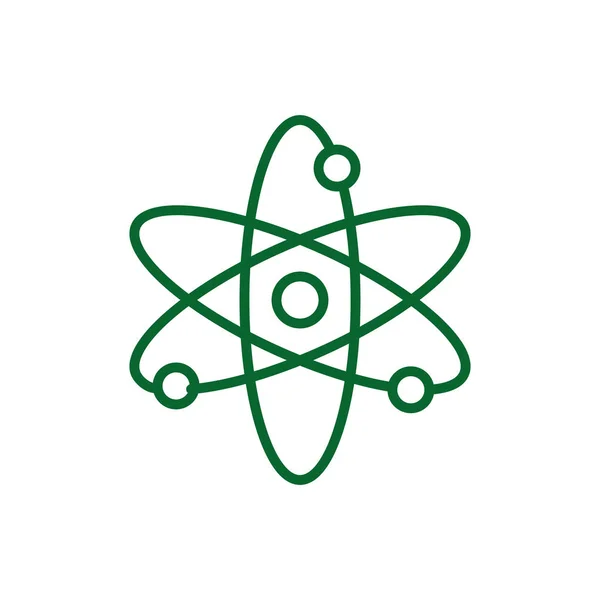 Conception de vecteurs atomiques de chimie isolés — Image vectorielle