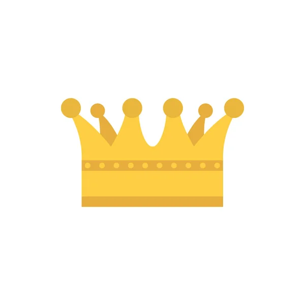 Isolated royal gold crown vector design — 스톡 벡터