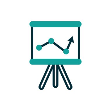 İzole edilmiş çalışma akış panosu vektör tasarımı