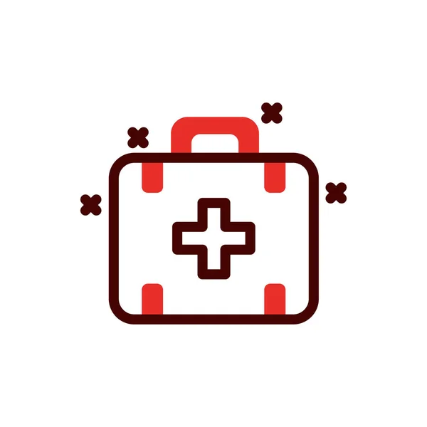 Kit médical pilules de conception vectorielle de concept de soins médicaux — Image vectorielle