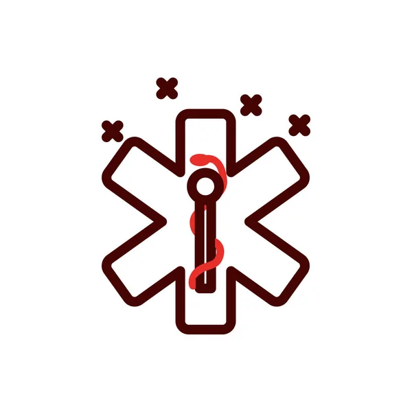 Symbol für medizinisches Konzept Vektor-Design — Stockvektor