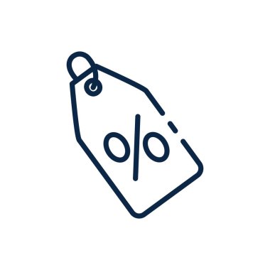 İzole edilmiş para etiketi vektör tasarımı