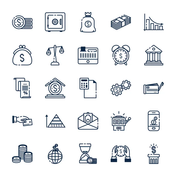 Yalıtılmış para simgesi vektör tasarımı