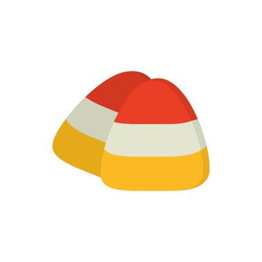 İzole edilmiş tatlı çizgili şeker vektör tasarımı