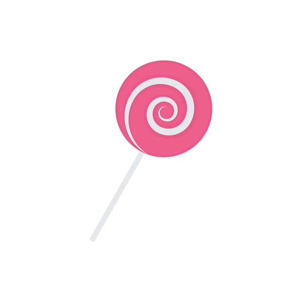 Isolated sweet lollipop vector design — Stock Vector