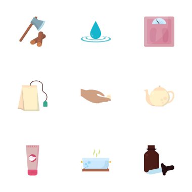 Isolated spa center icon set vector design