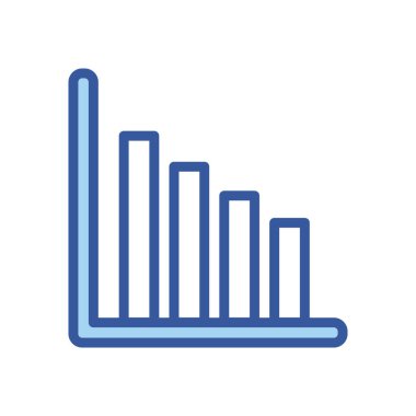 İzole edilmiş iş akışı çubukları çizgisi ve biçim ikonu vektör tasarımı
