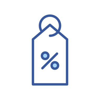 İzole edilmiş para etiketi çizgisi ve biçim ikonu vektör tasarımını doldur