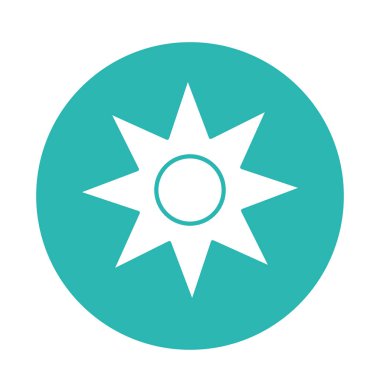 İzole edilmiş doğal çiçek bloğu biçim vektör tasarımı