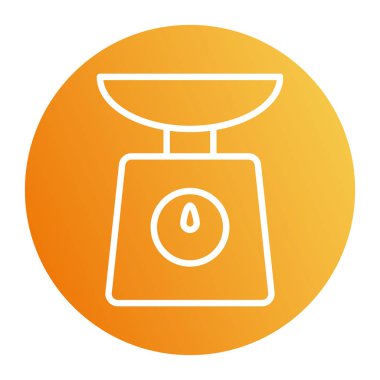 İzole edilmiş ölçek blok biçim vektör tasarımı